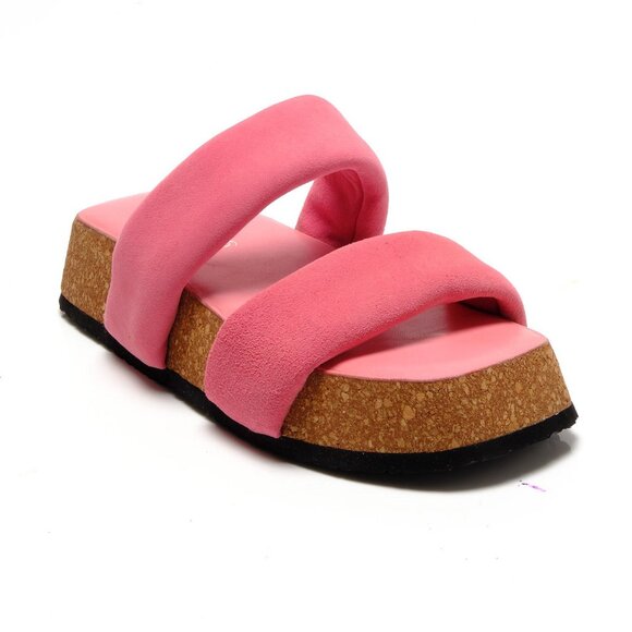 🎉LAST CHANCE🎉 FREE PEOPLE Fairmount Flared Sandals / Watermelon - Picture 4 of 10